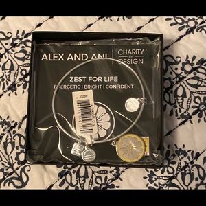 Alex and Ani Zest for life Lemon bracelet